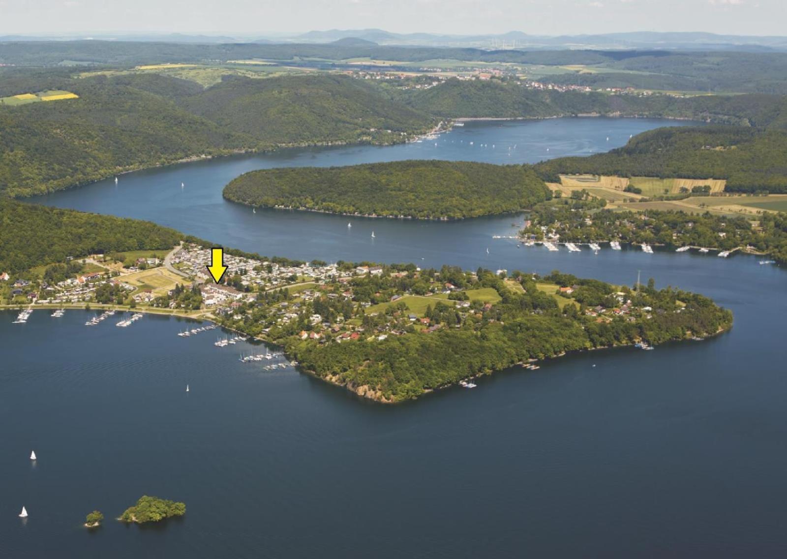 Villa Seeblick genießen in schöner FeWo am Edersee Scheid  Exterior foto